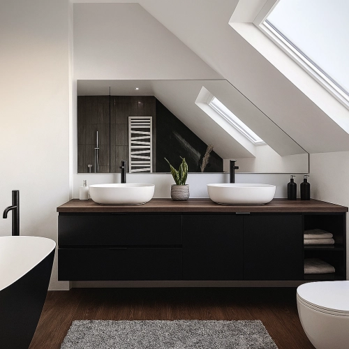 Lustro łazienkowe na poddasze - NA WYMIAR - DAJNA